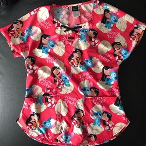 Cherokee Tooniforms with Lilo and Stitch.